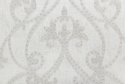 Обои виниловые на флизелиновой основе Дамаск мотив, белый