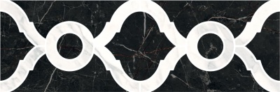 Бордюр Фрагонар наборный чёрный 30x9,9x1,1