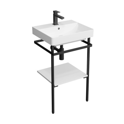 Структура металлическая PRO напольная 50, черная матовая