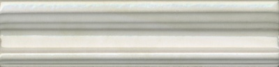 Керамический бордюр 20x5x1,9 Багет Летний сад фисташковый глянцевый