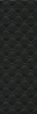Синтра 1 структура черный матовый обрезной 40x120x1,2