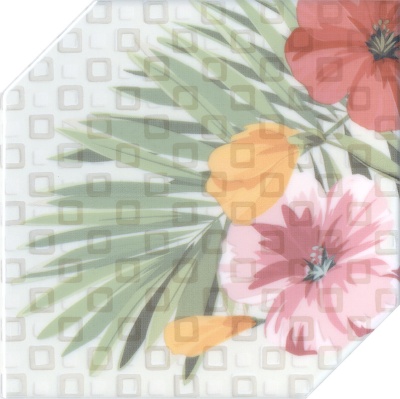 Керамический декор 15x15x0,69 Мируар глянцевый