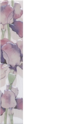 Керамический бордюр 30x5,7x0,69 Маронти глянцевый