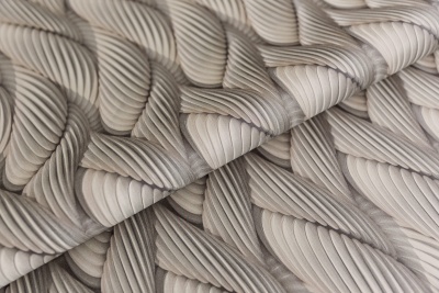 Обои виниловые Трессаж мотив, коричневый Обои виниловые Трессаж мотив, коричневый