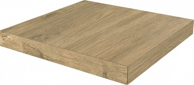 Ступень угловая клееная левая Сальветти капучино 33x33x1,1