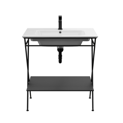 Металлическая структура PIANO Next напольная 75, черная матовая