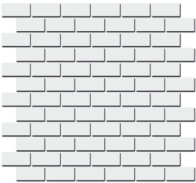 Декор Турнон белый мозаичный матовый 32x30x1,1 Декор Турнон белый мозаичный матовый 32x30x1,1