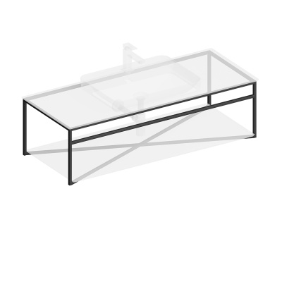 Металлическая структура PLAZA Next подвесная 120, черная матовая