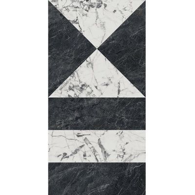 Бьянко Неро белый чёрный лаппатированный обрезной 60x119,5x1,1 Бьянко Неро белый чёрный лаппатированный обрезной 60x119,5x1,1