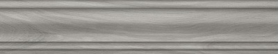Плинтус Монтиони серый матовый 39,6x8x1,55