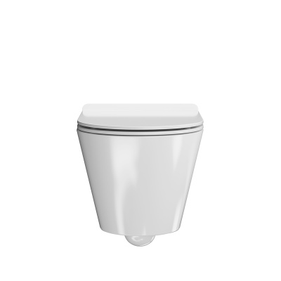 Унитаз PLAZA Modern подвесной безободковый, белый глянцевый