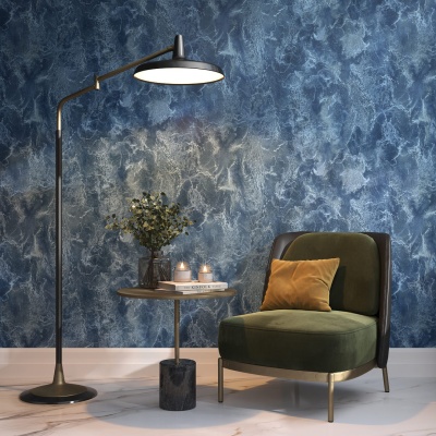 Обои виниловые Азулежу база, синий