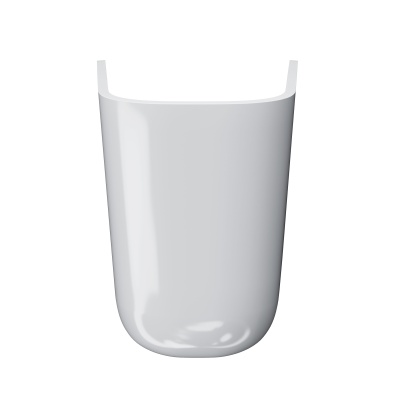 Полупьедестал PRO подвесной, белый глянцевый Полупьедестал PRO подвесной, белый глянцевый