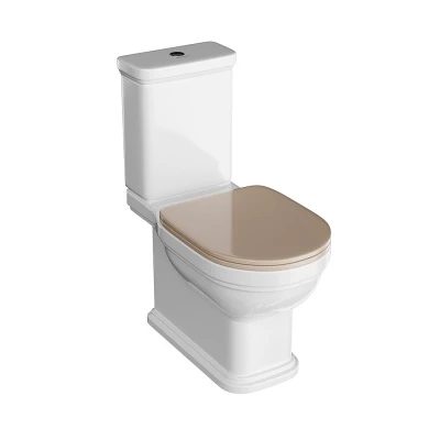 Сиденье POMPEI Soft close+ Clip up, камео бежевый Сиденье POMPEI Soft close+ Clip up, камео бежевый