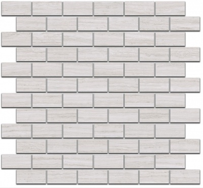 Керамический декор мозаичный 32x30x1,1 Грасси серый светлый глянцевый Керамический декор мозаичный 32x30x1,1 Грасси серый светлый глянцевый