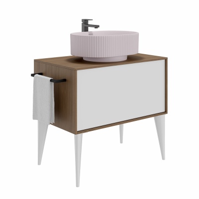 Ножки ATOLLO\CONO классические, белые матовые